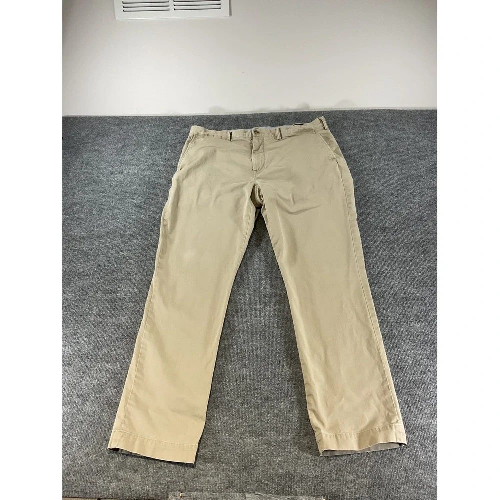 Polo Ralph Lauren Stretch Straight Fit Pants Men's 38x32 Khaki Chino Casual Golf